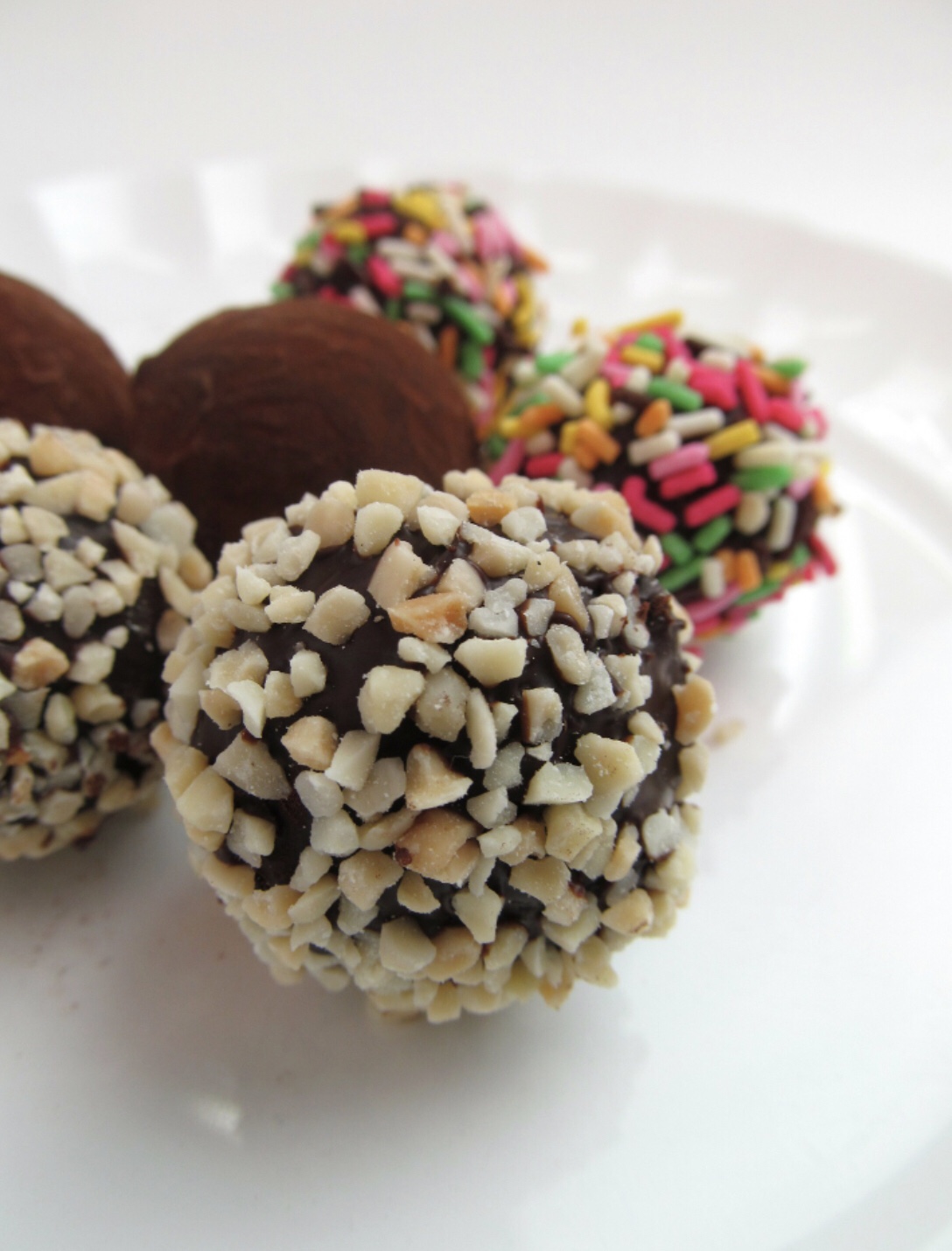 Coconut Cream Hazelnut Truffles