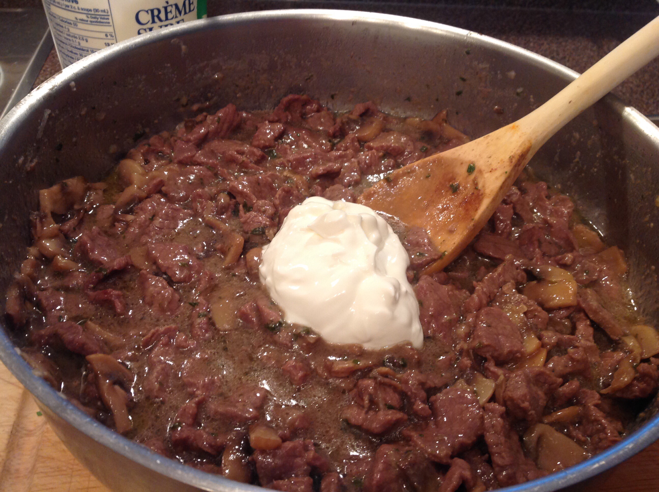 Beef Stroganoff  by Chef Bari