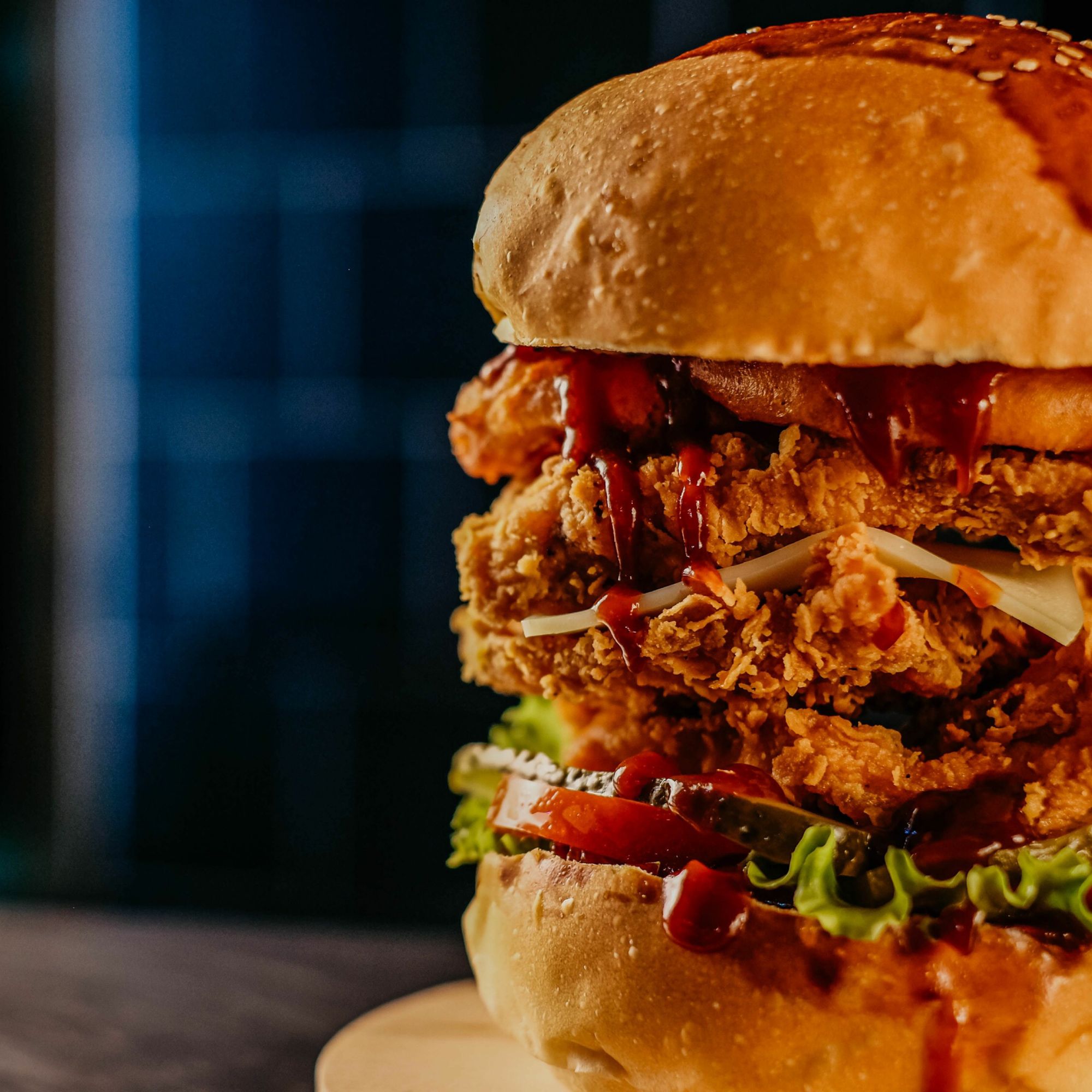 Cajun Chicken Burger