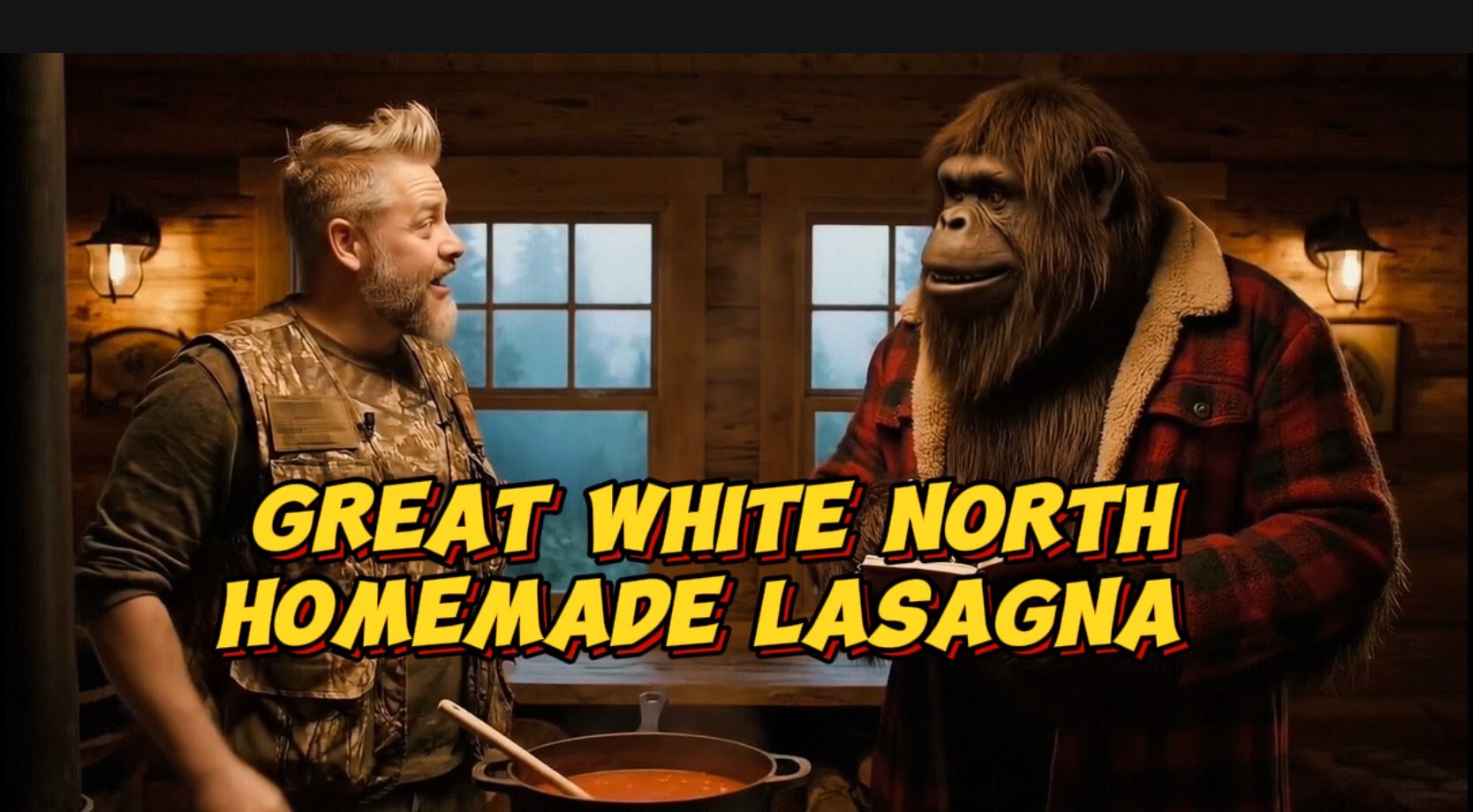 The Great White North Homemade Lasagna